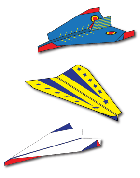 Custom Paper Airplane Designs